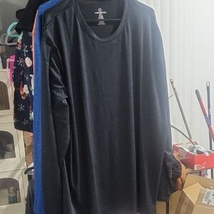 Essentials Men's Black Long Sleeve Tee